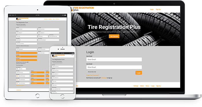 Tire Registration Plus Showcase